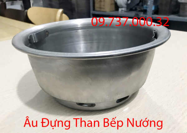 chậu để than | xô than bếp nướng bbq tại bàn, âu chứa than giá rẻ, bền, đẹp - Ảnh 4