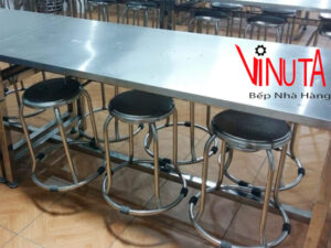 bàn ăn inox giá rẻ, uy tín, chất lượng, chuyên dùng nhà hàng, nhà ăn