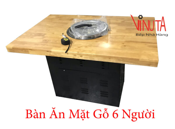 bàn ăn gỗ | bàn ăn mặt gỗ chân sắt | bộ bàn ăn mặt gỗ chân sắt uy tín, chất lượng - Ảnh 9