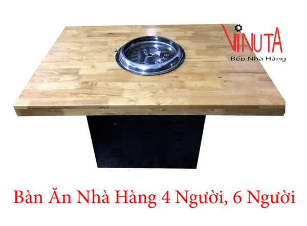 bàn ăn gỗ | bàn ăn mặt gỗ chân sắt | bộ bàn ăn mặt gỗ chân sắt uy tín, chất lượng - Ảnh 11