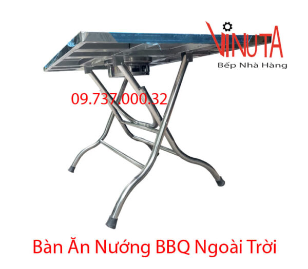 bàn inox ăn lẩu nướng | bàn ăn inox ăn lẩu nướng ngoài trời giá rẻ, uy tín, chất lượng, - Ảnh 4