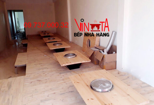 Chân bàn ăn ngồi bệt kiểu hàn quốc, chân bàn ăn lẩu nướng thấp giá rẻ - Ảnh 9