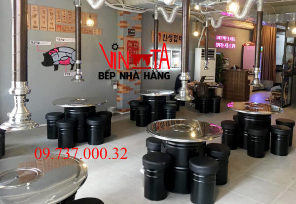 Bàn thùng phi, bộ bàn ghế làm bằng thùng phuy giá rẻ, chất lượng - Ảnh 3