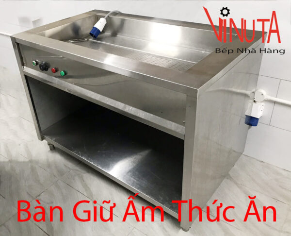 bàn hâm nóng thức ăn nhà hàng, quán ăn, khu công nghiệp chất lượng - Ảnh 15