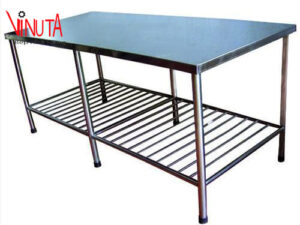 mua Bàn sơ chế inox 2 tầng bếp nhà hàng, bếp công nghiệp giá rẻ, uy tín, chất lượng