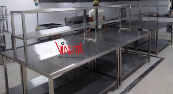 mua bàn inox sơ chế thực phẩm bếp nhà hàng, bếp công nghiệp uy tín, chất lượng - Ảnh 5