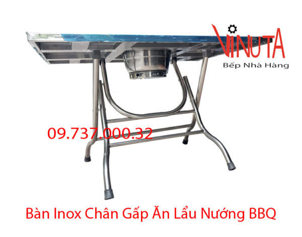 bàn inox ăn lẩu nướng | bàn ăn inox ăn lẩu nướng ngoài trời giá rẻ, uy tín, chất lượng, - Ảnh 7
