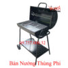 bếp nướng thùng phuy bbq, lò nướng than hoa ngoài trời giá rẻ, đẹp, tiện dụng