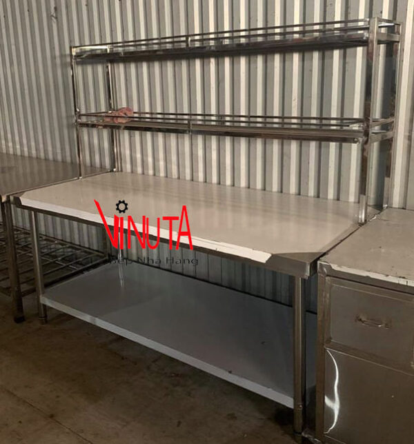 mua bàn inox sơ chế thực phẩm bếp nhà hàng, bếp công nghiệp uy tín, chất lượng - Ảnh 7