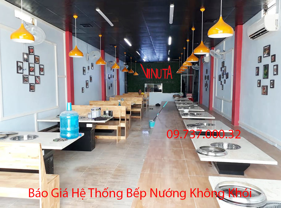 báo giá hệ thống bếp nướng không khói