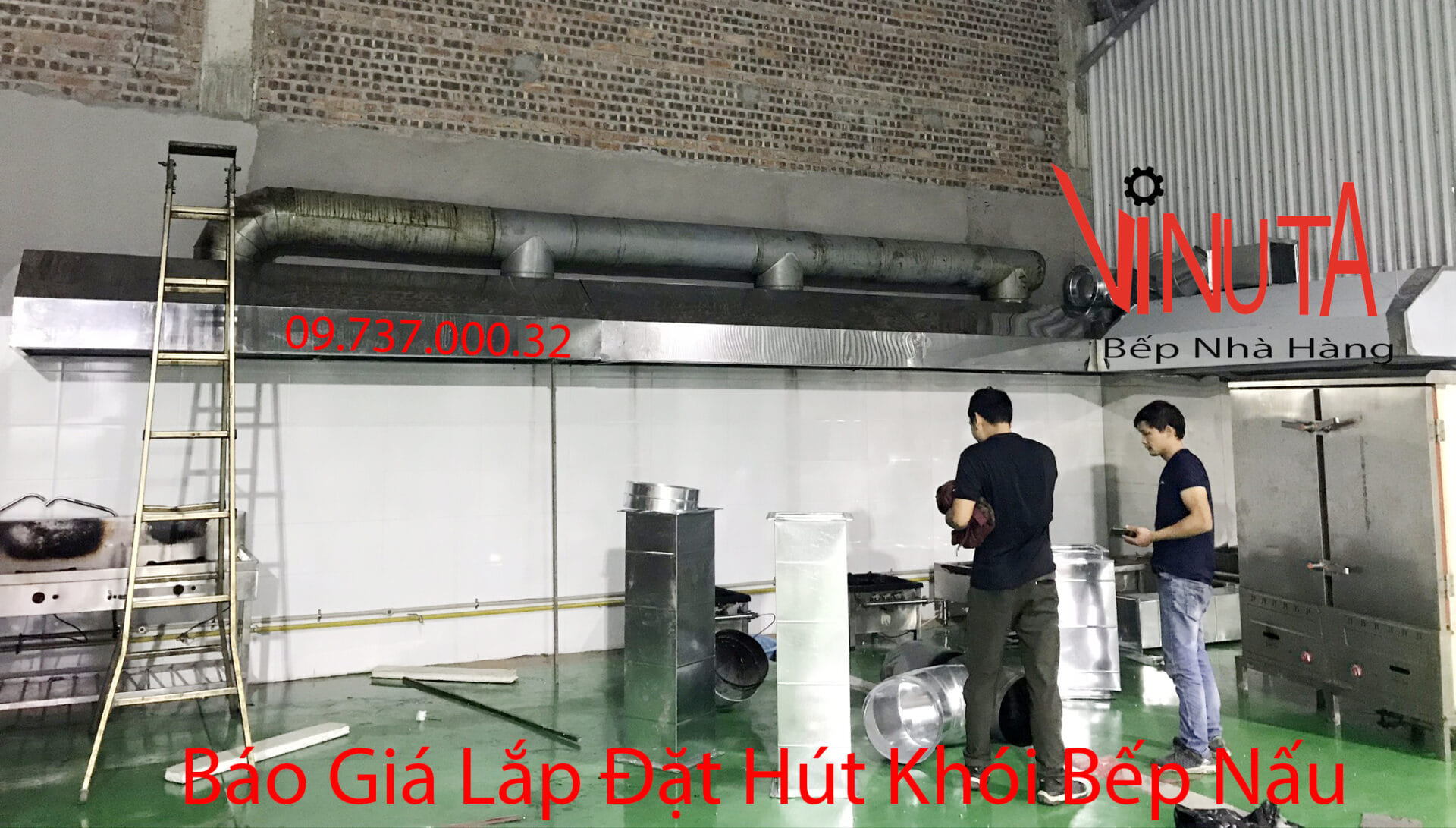báo giá lắp đặt hút khói bếp nấu