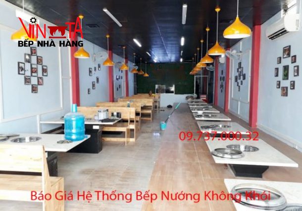 báo giá hệ thống bếp nướng không khói