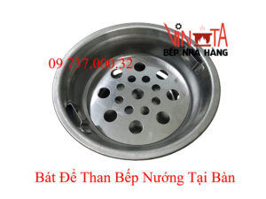 Bát để than bếp nướng than hoa ngoài trời giá rẻ, xô than, chậu đựng than