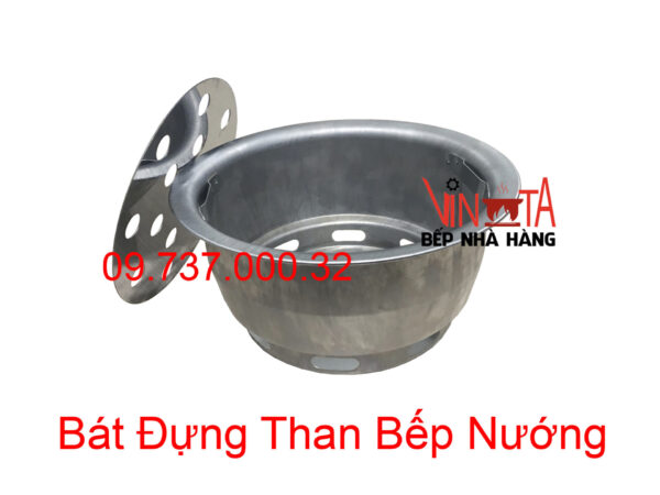 bát đựng than bếp nướng than, xô than, chậu chứa than giá rẻ, chất lượng - Ảnh 3