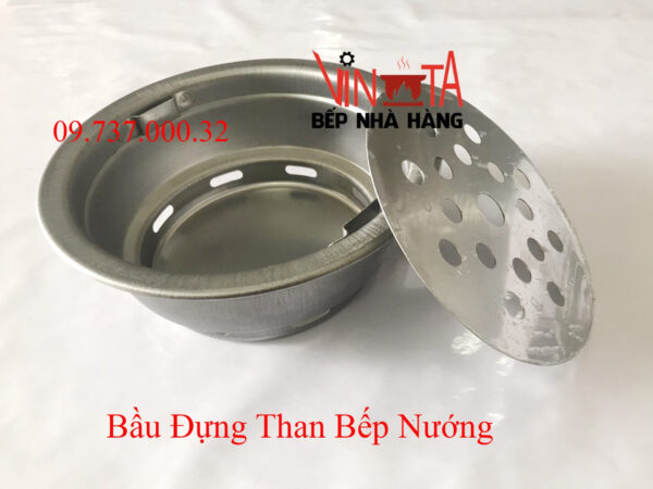 Bầu Than, Bát để than, xô đựng than bếp nướng tại bàn giá rẻ, bền đẹp - Ảnh 7
