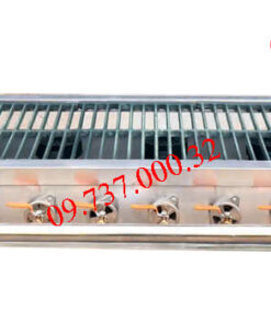 Alternative view of Bếp Gas 6 Họng, Bếp Hàn Quốc Công Nghiệp dùng Gas 6 Họng Nhỏ