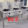 Bếp Xào Công Nghiệp inox 3 họng chuyên dùng bếp nấu Công nghiệp, nhà hàng