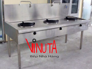Bếp Xào Công Nghiệp inox 3 họng chuyên dùng bếp nấu Công nghiệp, nhà hàng
