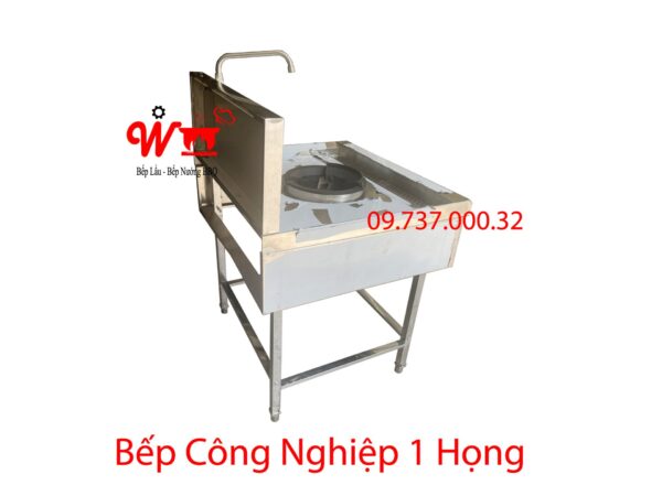 Bếp gas công nghiệp 1 họng nấu, bếp Ga inox đơn gia đình một đầu nấu, giá rẻ, bền, đẹp - Ảnh 2