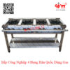 Bếp công nghiệp 4 họng Hàn Quốc dùng Gas, Bếp xào, khè Ga
