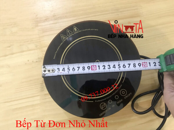 Bếp từ đơn nhỏ nhất, bếp điện từ âm bàn ăn lẩu 1 người, công suất 800w giá rẻ - Ảnh 4