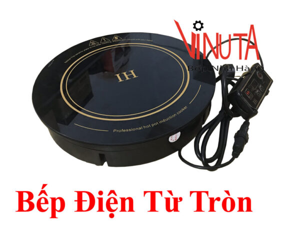 bếp từ hình tròn | bếp từ đơn âm bàn | bếp từ tròn 3000w | bếp từ đơn tròn nhà hàng - Ảnh 2