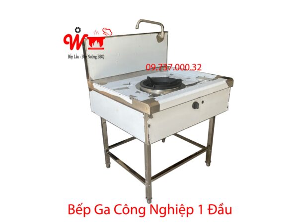 Bếp gas công nghiệp 1 họng nấu, bếp Ga inox đơn gia đình một đầu nấu, giá rẻ, bền, đẹp - Ảnh 4