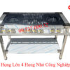 Bếp 2 họng lớn 4 họng nhỏ công nghiệp Hàn Quốc, bếp xào, Khè dùng Gas
