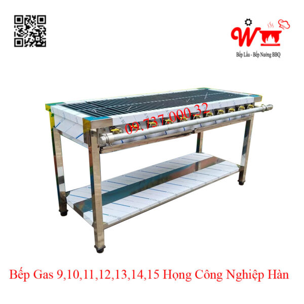 Bếp công nghiệp 12 họng, 9, 10, 11, 13, 14, 15 họng Hàn Quốc - Ảnh 10