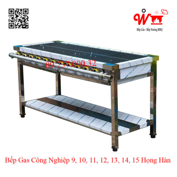 Bếp công nghiệp 12 họng, 9, 10, 11, 13, 14, 15 họng Hàn Quốc - Ảnh 11