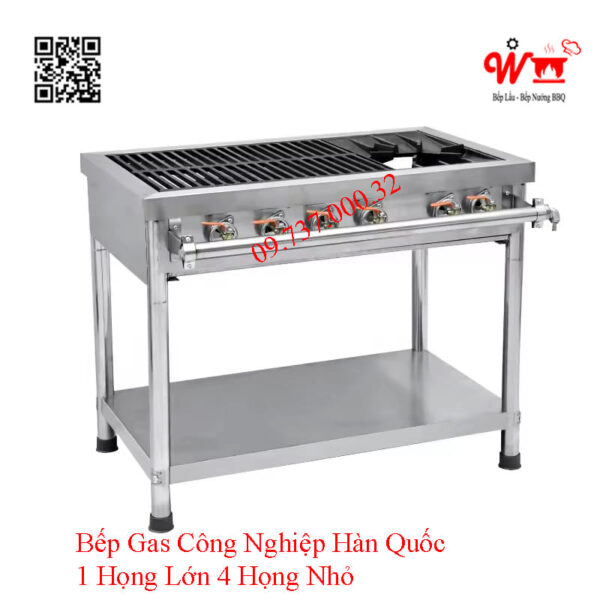 Bếp Gas 1 họng lớn 4 họng nhỏ, Bếp khè, Khò Hàn Công Nghiệp - Ảnh 5
