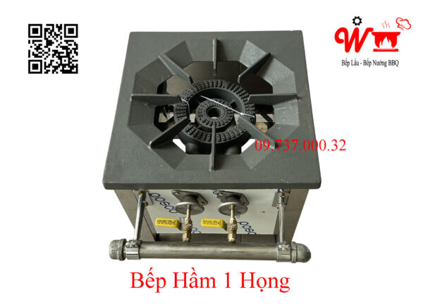 Bếp hầm đơn công nghiệp, bếp khè gas Hàn Quốc 1 họng nhỏ - Ảnh 12