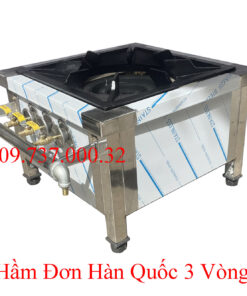 Bếp hầm đơn dùng Gas Hàn Quốc 3 Vòng lửa, bếp khò, khè Ga