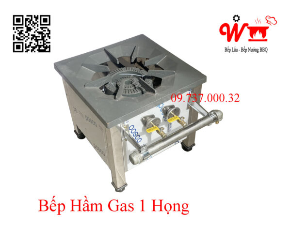 Bếp hầm đơn công nghiệp, bếp khè gas Hàn Quốc 1 họng nhỏ - Ảnh 7