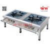 Bếp hầm 2 họng, Bếp khè, khò gas đôi công nghiệp Hàn Quốc 3 vòng lửa