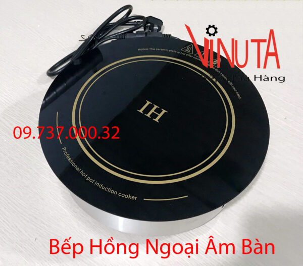 bếp hồng ngoại âm bàn | bếp hồng ngoại đơn hình tròn chuyên dùng nhà hàng