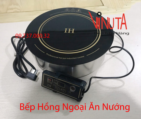 bếp hồng ngoại âm bàn | bếp hồng ngoại đơn hình tròn chuyên dùng nhà hàng - Ảnh 4