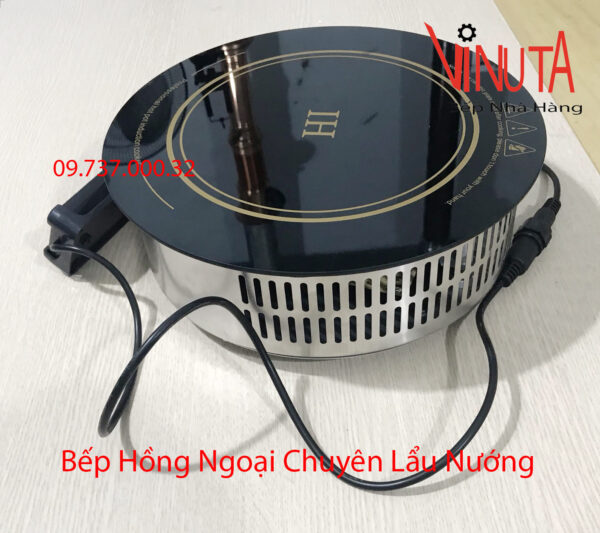 bếp hồng ngoại âm bàn | bếp hồng ngoại đơn hình tròn chuyên dùng nhà hàng - Ảnh 9