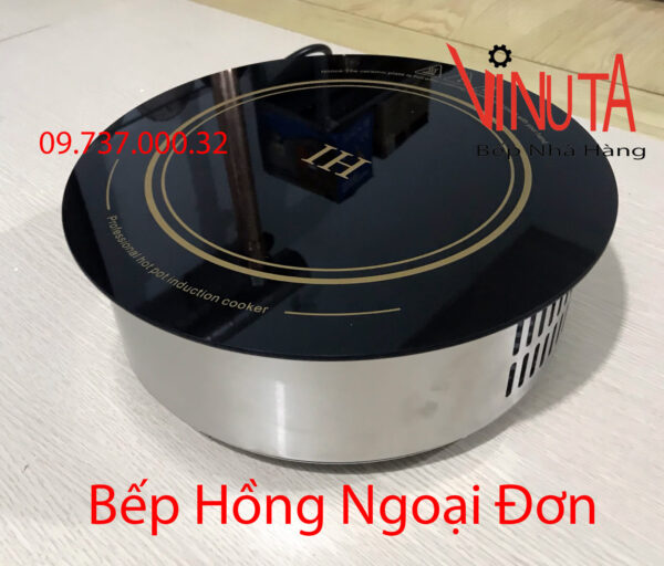 bếp hồng ngoại âm bàn | bếp hồng ngoại đơn hình tròn chuyên dùng nhà hàng - Ảnh 8