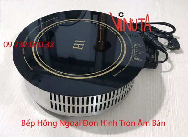 bếp hồng ngoại âm bàn | bếp hồng ngoại đơn hình tròn chuyên dùng nhà hàng - Ảnh 7