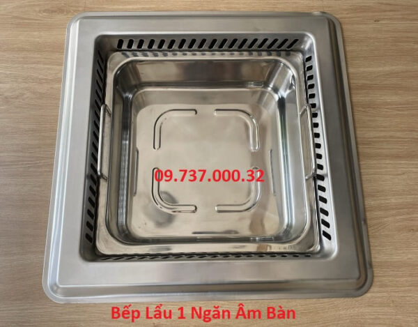Bếp từ lẩu tròn âm bàn, Bếp lẩu âm bàn nhà hàng chuyên lẩu chất lượng - Ảnh 2