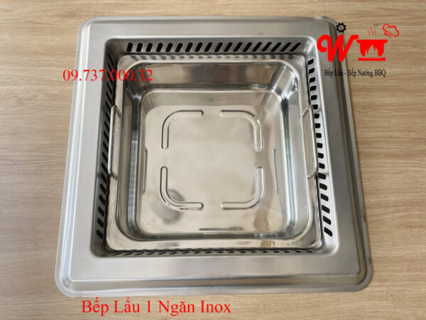 Bếp lẩu tự tiêu, khử khói mùi âm bàn, sang trọng, giống haidilao, hotpot - Ảnh 3