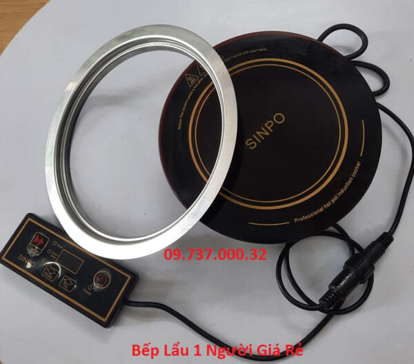 Bếp từ lẩu âm bàn 800w, bếp lẩu nhà hàng hotpot, lẩu cô đơn, bếp từ mini - Ảnh 4