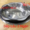 bếp lẩu inox 2 ngăn | bộ bếp lẩu inox 2 ngăn nhà, hotpot, lẩu âm dương giá rẻ