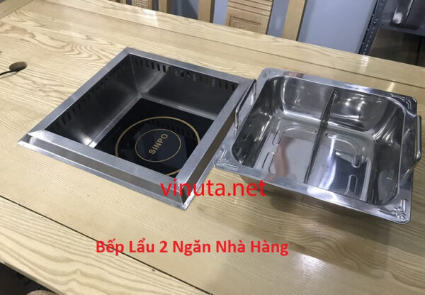 Bếp lẩu âm bàn 3000W, bếp từ vuông nhà hàng chính hãng chất lượng - Ảnh 7