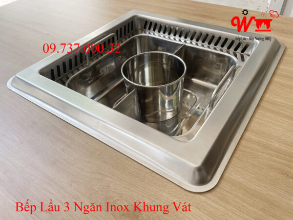 Bếp lẩu tự tiêu, khử khói mùi âm bàn, sang trọng, giống haidilao, hotpot - Ảnh 14