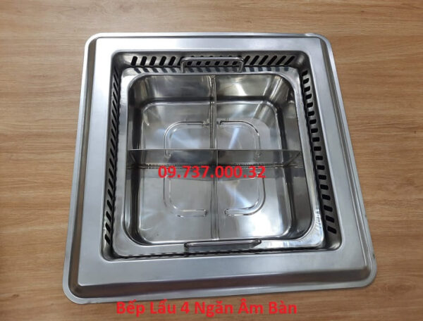 Bếp từ lẩu tròn âm bàn, Bếp lẩu âm bàn nhà hàng chuyên lẩu chất lượng - Ảnh 5