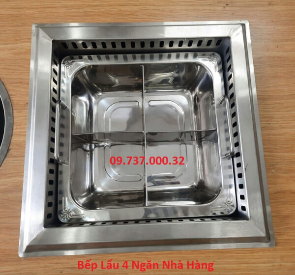 Bếp lẩu âm bàn 3000W, bếp từ vuông nhà hàng chính hãng chất lượng - Ảnh 6
