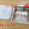 Bếp lẩu âm bàn 1,2,3,4 ngăn riêng biệt, SetUp Bộ bếp lẩu đặt âm bàn dùng cho Nhà Hàng, quán lẩu, gia đình