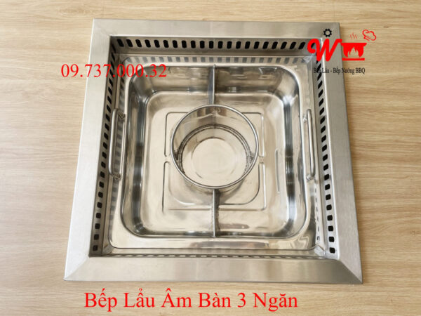Bếp lẩu tự tiêu, khử khói mùi âm bàn, sang trọng, giống haidilao, hotpot - Ảnh 27